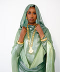 Lamé in Green